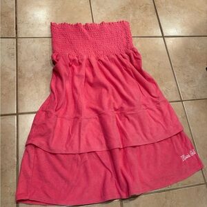 Strapless Pink Dress